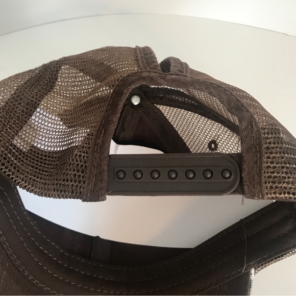 Distressed Canvas, Mesh Back Ponytail Hat Adjustable. Leopard Print - Picture 11 of 13